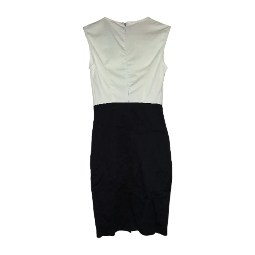 Moncler Black and White Midi Dress sz 4